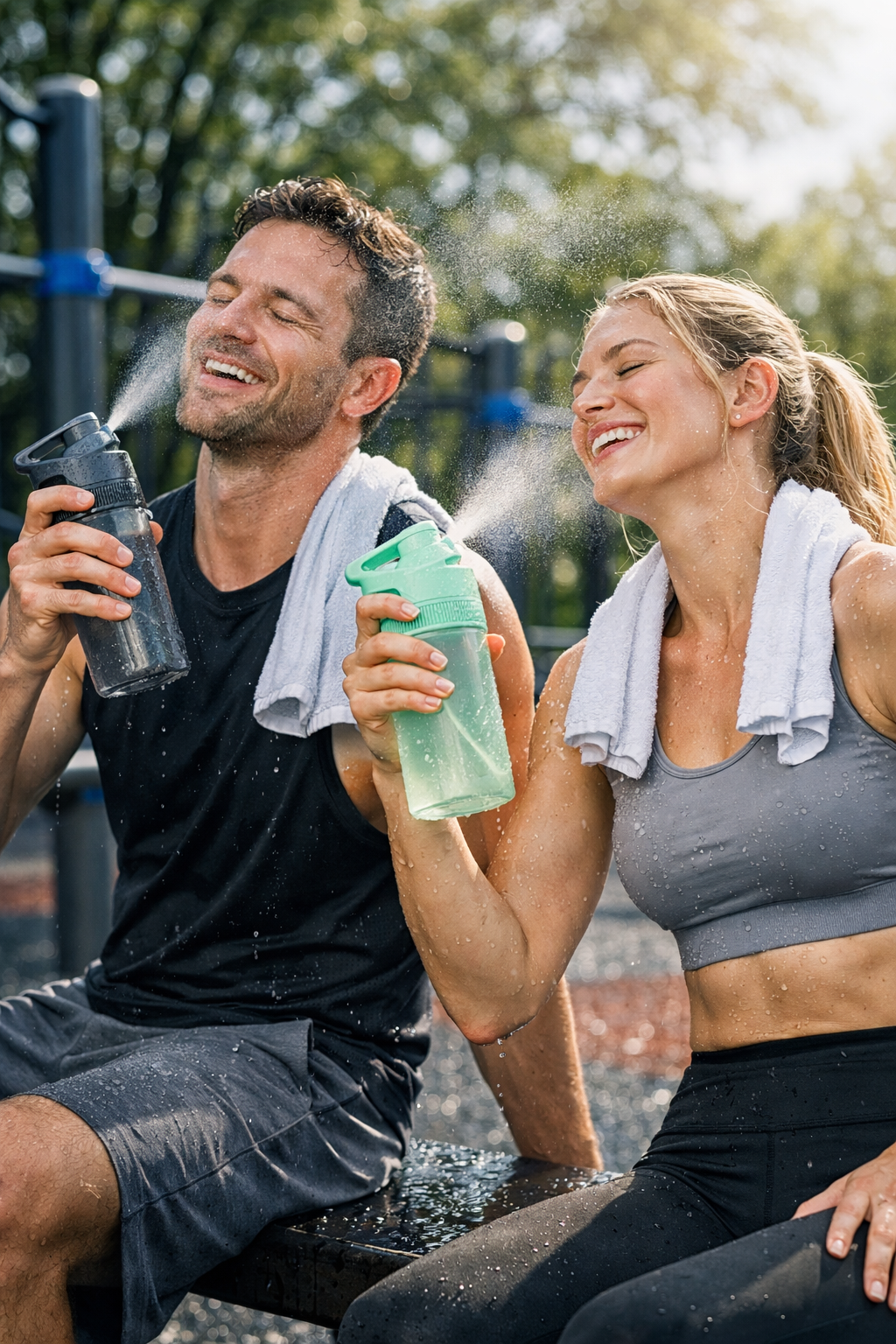Outdoor Fitness Sprüh-Trinkflasche